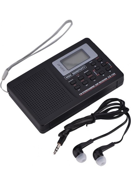 Tip 2 Taşınabilir Radyo Desteği Fm/am/tv Tam Frekanslı Radyo Alıcısı Çalar Saat Fm Radyo Kulaklık ile Cep Radyo (Yurt Dışından) fırsatları