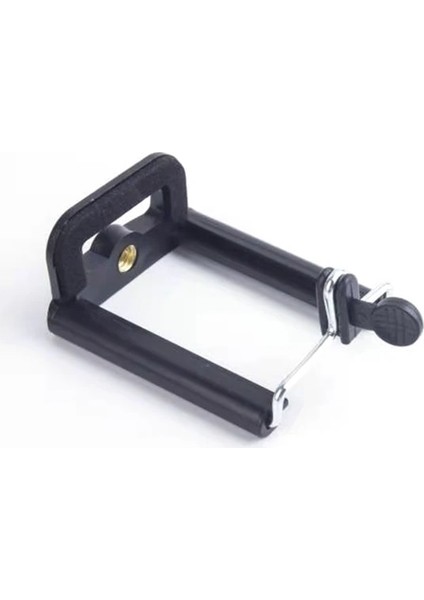 U-Şekilli Klip Evrensel Braket Telefon Tutucu Tripod Standı iPhone 14 Için Xiaomi Montaj Tableti Klip Smartphonetripod Sıcak Ayakkabı Çekim Adaptörü (Yurt Dışından)