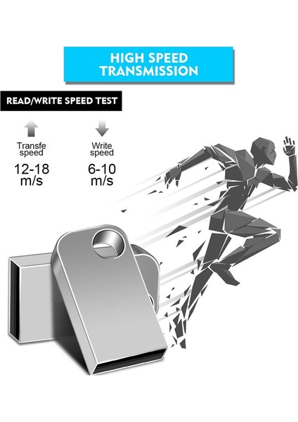 2 Tb Taşınabilir Kalem Sürücü 2 Tb Memoria USB Flash Sürücüler 1 Tb Typec Otg Yüksek Hızlı USB 3.0 Pendrive 512 GB Metal USB Bellek Mini USB Bellek (Yurt Dışından)