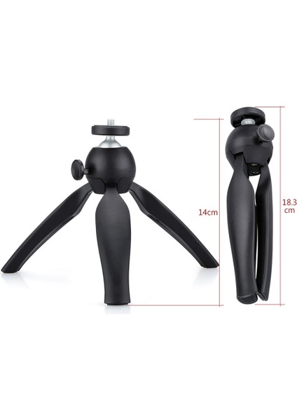 Siyah Projektör Mini Tripod Byıntek R19 U50 P30 P20 P7 Xgımı Z4 cc H1 Z5 N20 Plya Mogo Pro Halo Mini Tepsi Tutucu Kamera Için (Yurt Dışından)