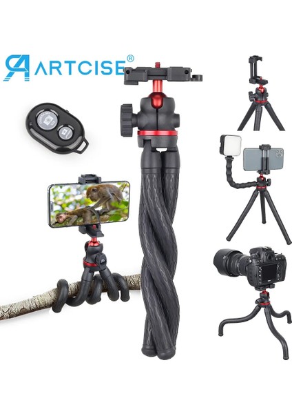 Telefon Tutucu Telefon Cep Kamerası Için Tripod Ahtapot Tutucu Akıllı Telefon Selfie Sopa Esnek Mini Tripod Cep Telefonu Standı Gopros Topu Kafa DT45 (Yurt Dışından) fiyatları