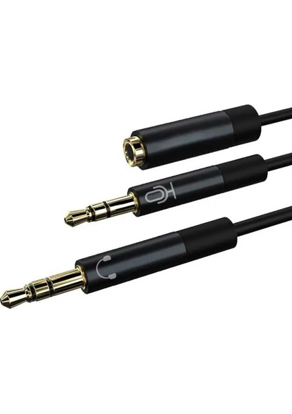 1 Adet Kulaklık Splitter Kulaklık Adaptörü Ses 3.5mm Kadın 2 Erkek Jack 3.5 Mic Y Splitter Kulaklık Pc Adaptörü Aux Kablosu Yeni (Yurt Dışından)