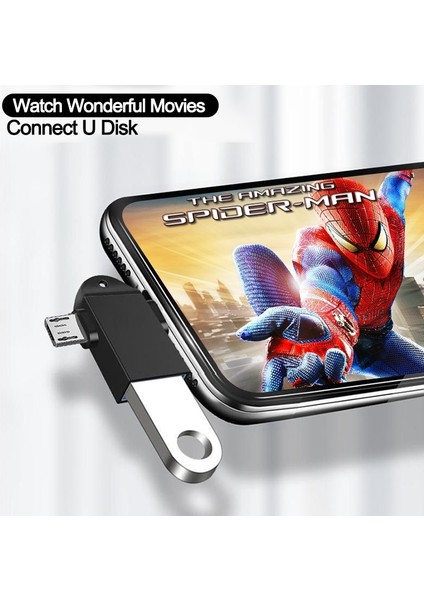 Tip C-Tf Gül 2ın1 Tip C Erkek USB Dişi Konnektör Otg Adaptör U Disk Fare Dizüstü Bilgisayar Mikro USB USB Kablosu Dönüştürücü Cep Telefonu Için (Yurt Dışından)