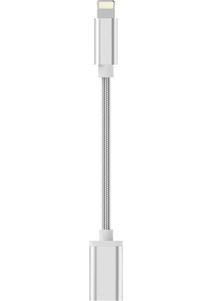 Siyah L2C Dişi Yıldırım Erkek - Tip-C Dişi Otg Adaptörü iPhone 13 12 11 Pro Max,xs,xr,ipad Air,ipod Desteği Usb-C Dijital Kulaklık Dac (Yurt Dışından)