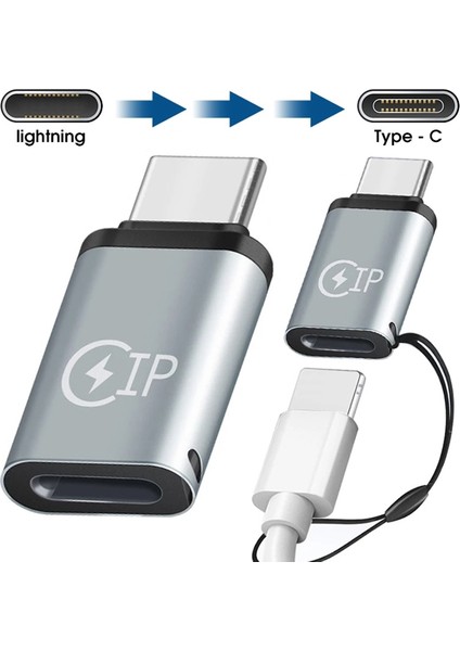Usb'den Tip C'ye Apple Adaptörü Yıldırımdan Tip-C Kabloya Kadından Erkeke USB C'den Aydınlatmaya Otg Konektörü iPhone Ios Için Huawei Kablo Dönüştürücü (Yurt Dışından) modelleri