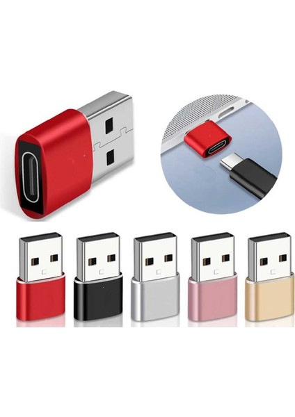 1 Adet Kırmızı 2 Adet 1 Adet USB Otg Erkek C Tipi Dişi Adaptör Dönüştürücü, Nexus 5X6P Oneplus 3 2 Usb-C Için C Tipi Kablo Adaptörü, Veri Şarj Cihazı (Yurt Dışından)