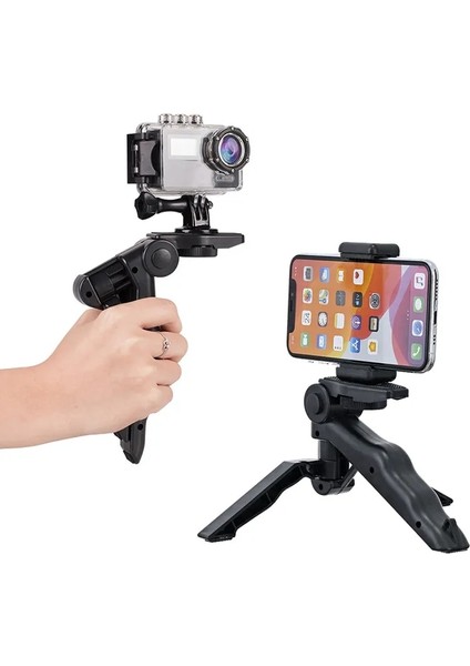B Mini Tripod Telefon Akıllı Telefon Için El Tripie Cep Telefonu Masa Üstü Tripod Gopro Eylem Kamera Tutucu Tripod Go Pro (Yurt Dışından) fiyatları