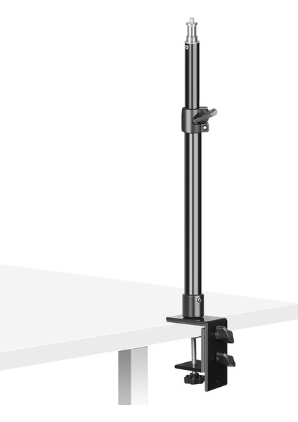 Hiçbir Top Kafa C Tripod Kelepçe Masa Montaj Işık Standı ile 1/4 "top Kafa Masa Armatür Halka Işık Ayarlanabilir Masa Üstü Braketi Standı Dslr Kamera (Yurt Dışından)