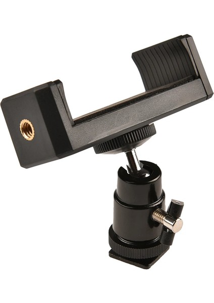 Evrensel Cep Telefonu Klip Braketi Tutucu Montaj Tripod Monopod Standı 1/4 Vida Sıcak Ayakkabı iPhone Samsung Xiaomi Akıllı Telefon Için (Yurt Dışından)