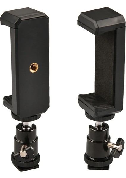 Evrensel Cep Telefonu Klip Braketi Tutucu Montaj Tripod Monopod Standı 1/4 Vida Sıcak Ayakkabı iPhone Samsung Xiaomi Akıllı Telefon Için (Yurt Dışından)