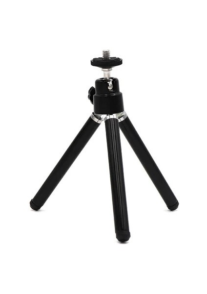 Siyah Alaşım Mini Esnek Tripod 2 Bölüm Standı Tutucu Projektör Kamera Için Alüminyum Masaüstü Tripod Xiaomi Cep Telefonu Için (Yurt Dışından)