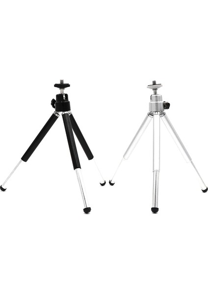 Siyah Alaşım Mini Esnek Tripod 2 Bölüm Standı Tutucu Projektör Kamera Için Alüminyum Masaüstü Tripod Xiaomi Cep Telefonu Için (Yurt Dışından)