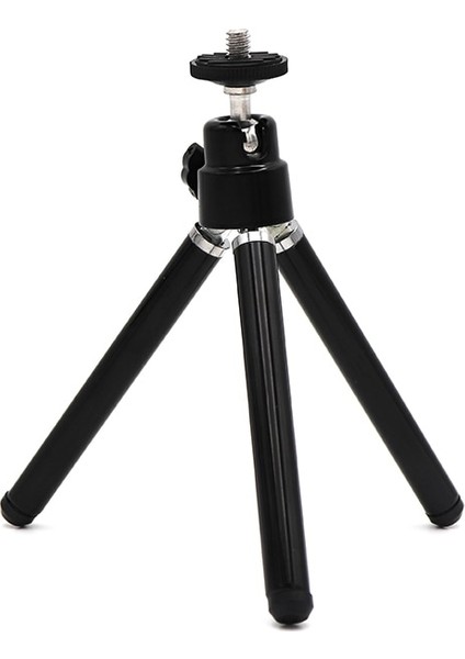 Siyah Alaşım Mini Esnek Tripod 2 Bölüm Standı Tutucu Projektör Kamera Için Alüminyum Masaüstü Tripod Xiaomi Cep Telefonu Için (Yurt Dışından)