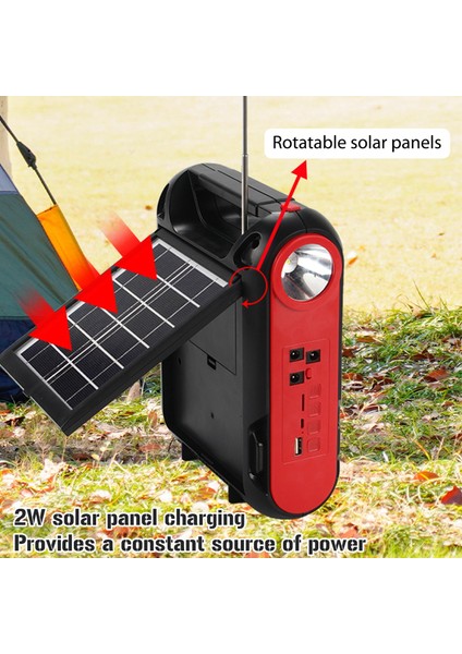 3 Ampul USB Şarj Ev Sistemi Fm Radyo Alıcısı ile Güneş Enerjisi Paneli Jeneratör Kiti LED Ampuller Acil Aydınlatma Bluetooth Hoparlör (Yurt Dışından) modelleri