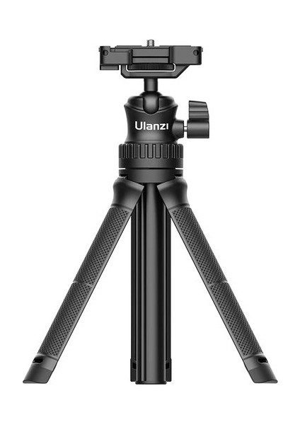 Mt-34 Ulanzi Mt-34 Mini Tripod Telefon Için Çok Fonksiyonlu Uzatılabilir Tripod Soğuk Ayakkabı Uzatma Mikrofon LED Işık Dslr Vlog Için (Yurt Dışından)