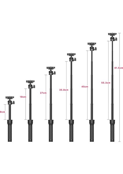 Mt-34 Ulanzi Mt-34 Mini Tripod Telefon Için Çok Fonksiyonlu Uzatılabilir Tripod Soğuk Ayakkabı Uzatma Mikrofon LED Işık Dslr Vlog Için (Yurt Dışından)