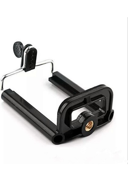 Siyah Cep Telefonu Tutucu Klip Tripod Bağlama Aparatı Standı Evrensel Akıllı Telefon Tutucu Cep Telefonu Braketi Tripod Adaptörü Samsung Iphone Için (Yurt Dışından)