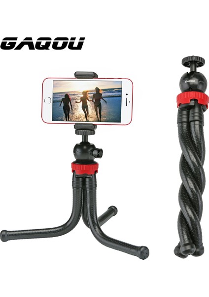 Sadece Tripod Gaqou Taşınabilir Tripod Esnek Ahtapot Seyahat Mini Cep Telefon Tripodu Braketi Monopod Selfie Sopa iPhone Dslr Kamera Gopro (Yurt Dışından)