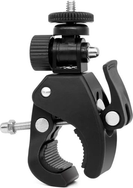 Gopro Adaptörleri Ekleyin Metal Gopro Dağı Bisiklet Bisiklet Motosiklet Gidon Kelepçesi Gopro Kamera Dağı Tripod Adaptörü Gopro Hero 2 3 3+ 4 5 Serisi (Yurt Dışından)