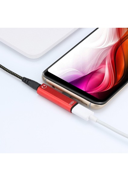02 2 In 1 Tip C 3.5mm Jack Kulaklık Adaptörü USB C Ses Adaptörü Şarj Dönüştürücü Xiaomi 6 Huawei Mate 10PRO Tip C Telefonlar (Yurt Dışından)