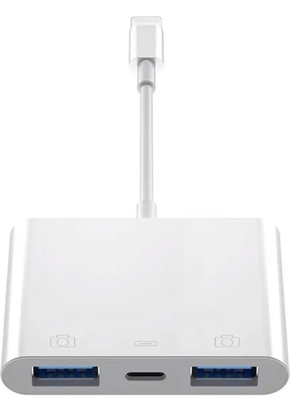 3in1 Yıldırım USB Otg Dönüştürücü Adaptör IPhone Fare Klavye Şarj U Disk Kamera Kart Okuyucu Veri Dönüştürücü Iphone Otg (Yurt Dışından)