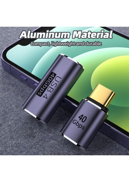 Kadından Dişiye B Usb4.0 40GBPS Adaptör USB C Erkekten Kadına 90 Derece 100W Hızlı Şarj Veri Dönüştürücü 8K@120Hz Dizüstü Tablet Telefon Aksesuarları (Yurt Dışından) modelleri