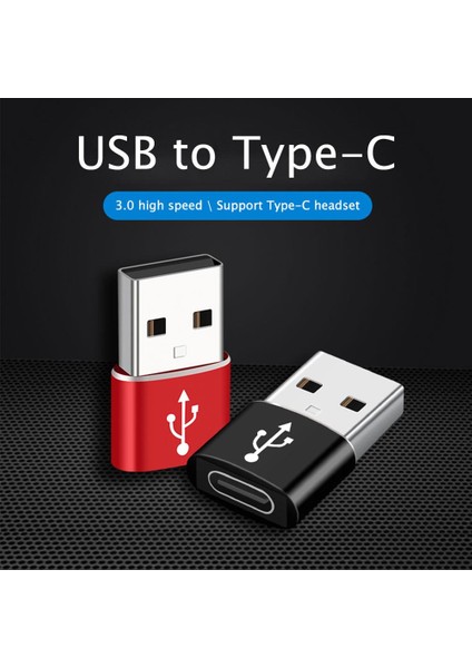 Gül Altın USB 3.0 Tip A Erkek - USB 3.1 Tip C Dişi Konnektör Dönüştürücü Adaptör Tip-C USB Standart Şarj Veri Aktarımı (Yurt Dışından)