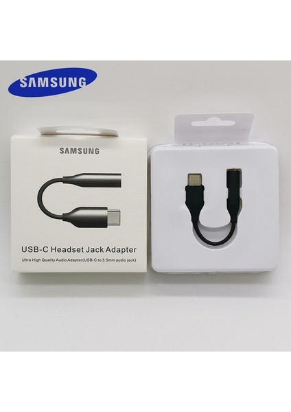 Beyaz Kutulu Samsung Type C - 3,5mm Kulaklık Jakı Adaptörü Aux Ses Kablosu Galaxy S23 S22 S21 S20 Not 20 Ultra 10 Artı Z Çevirme Katlama 4 3 2 (Yurt Dışından) fiyatları