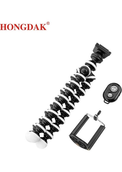 Tripod 5 Hongdak Ahtapot Esnek Tripod Standı Uzaktan Kumanda Küçük Boy Eylem Kamera Masa Masası Cep Telefonu Aksesuarı (Yurt Dışından)
