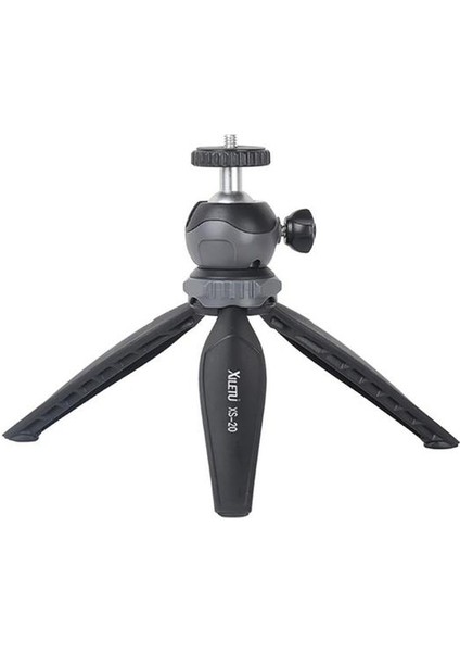 Xs-20 Xıletu Xs-20 Mini Masaüstü Küçük Telefon Standı Masa Üstü Tripod Vlog Aynasız Kamera Akıllı Telefon ile Ayrılabilir Bilyalı Kafa (Yurt Dışından)