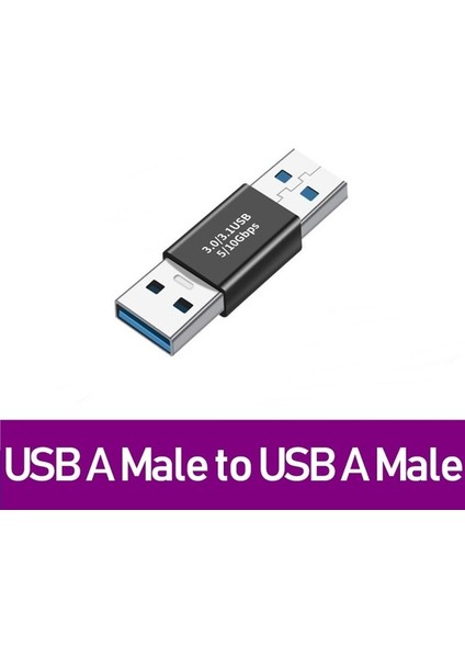AD011 USB 3.0 Tip C Adaptör A Erkek Tip C Dişi Konnektör Otg Dönüştürücü Tip-C USB Şarj Veri Aktarımı Adaptador USB Tipo C (Yurt Dışından)