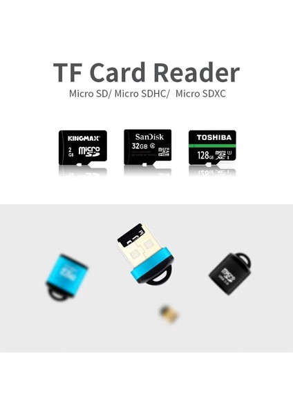 Bulanıklık USB Mikro Sd/tf Kart Okuyucu USB 2.0 Mini Cep Telefonu Hafıza Kartı Okuyucu Dizüstü Bilgisayar Aksesuarı Için Yüksek Hızlı USB Adaptörü (Yurt Dışından) fiyatları