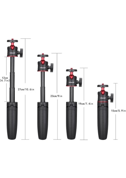 Beyaz Tutucu ile Ulanzı Mt-08 Uzatın Kutup Mini Tripod Monopod Montaj Kolu Kavrama Telefon Için Sony Nikon Canon Dslr Kamera Tripod Djı Osmo Eylem (Yurt Dışından) fiyatları