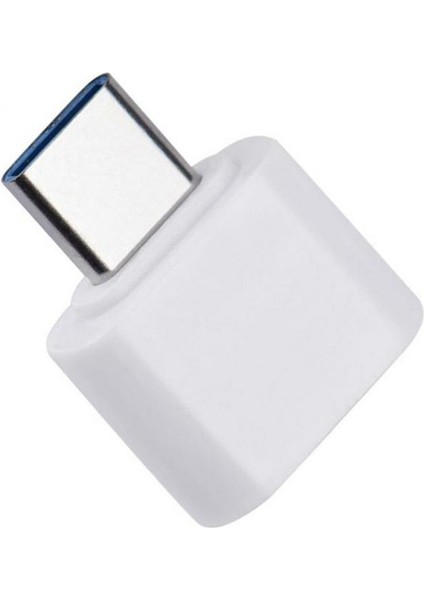 2 Adet Beyaz 2 Adet Evrensel USB C Tipi Adaptör Android Cep Mini Tip-C Jack Splitter Akıllı Telefon USB C Konnektörleri Otg Dönüştürücü (Yurt Dışından)