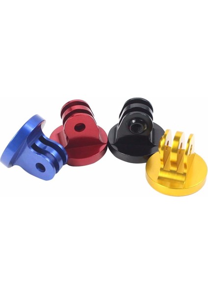 Kırmızı 1 Pc Eylem Kamera Gopro Tripod Montaj Adaptörü Için Sabit Taban 1/4 Konu Adaptörü Cnc Alüminyum Alaşım Go Pro Hero 8 7 6 5 4 3 + (Yurt Dışından)