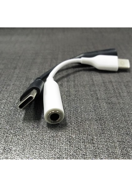 Beyaz (Kutulu) Samsung Tip-C - 3,5 mm Kulaklık Kablosu Adaptör USB 3.1 Tip C Usb-C Erkek 3,5 Aux Ses Dişi Jakı Samsung Note 10 Plus Için (Yurt Dışından)