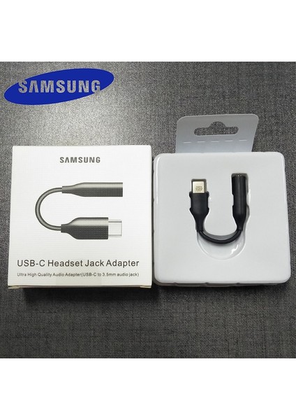 Beyaz (Kutulu) Samsung Tip-C - 3,5 mm Kulaklık Kablosu Adaptör USB 3.1 Tip C Usb-C Erkek 3,5 Aux Ses Dişi Jakı Samsung Note 10 Plus Için (Yurt Dışından)
