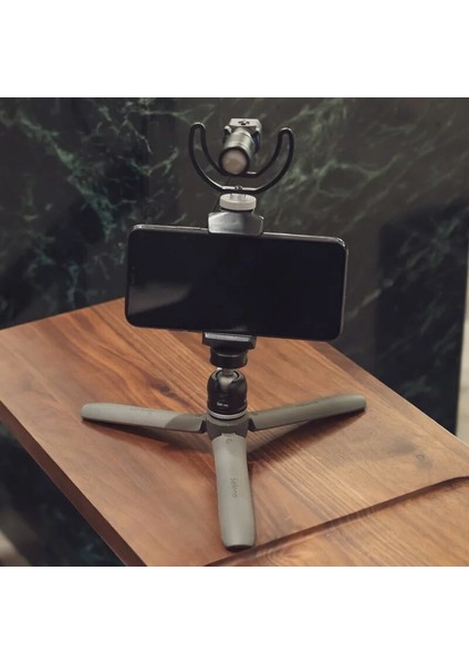 Gri Selens Taşınabilir Mini Tripod Djı Osmo El Gimbal Telefon Sabitleyici Tutucu Standı Gopro Eylem Kamera Aksesuarları (Yurt Dışından) modelleri