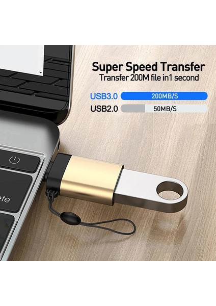 Mikrodan Tf-Gümüş Tip C'ye Mikro-Sd Tf Adaptörü Otg Hafıza Kartı Okuyucu Pc Için Samsung Mikro Usb'den Mikro-Sd'ye Adaptör Dönüştürücü Dizüstü Macbook Için (Yurt Dışından)