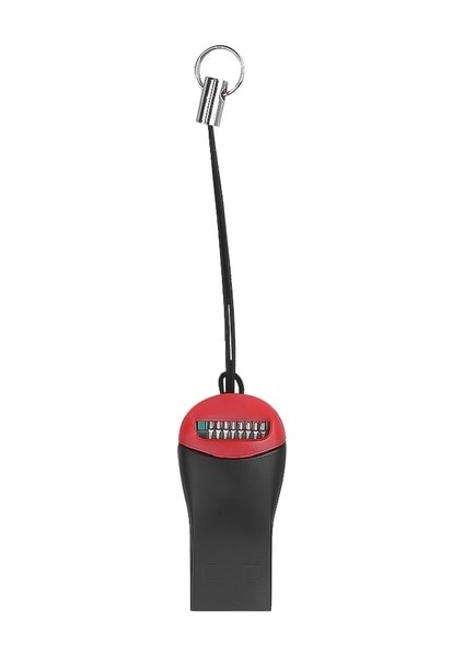 Kırmızı Mini USB Adaptörü USB 2.0 Kart Okuyucu Adaptörü Dizüstü Bilgisayar Için Mikro Sd Tf Flash Bellek Kartı Okuyucu (Yurt Dışından)