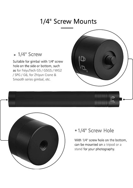 Teleskopik Çubuk Gimbal Karbon Fiber Uzatma Direği Tripod Çubuk Seti Dji Osmo Mobile 3 Zhiyun Pürüzsüz 4 3 x Q2 Moza Mini S Mx Feiyu Kolu (Yurt Dışından)
