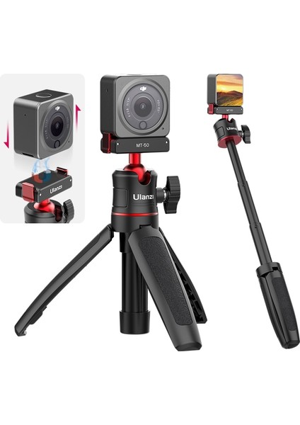 Mt-50 Ulanzi Mt-50 Dji Osmo Action 2 Için Manyetik Tripod Ayarlanabilir Tripod Hızlı Bırakma Tripod Ballhead (Yurt Dışından) fiyatları