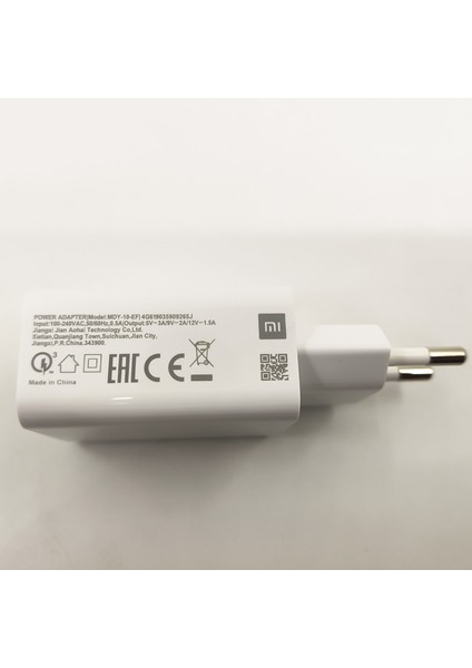 Yalnızca C Tipi Kablo Xıaomı Mi9 Se Hızlı Şarj Cihazı Qc3.0 Hızlı Şarj Güç Adaptörü C Tipi Kablo Mi 9 10T 8 6 Poco X2 X3 F2 Redmi Note 7 8 9 K30 Pro (Yurt Dışından)