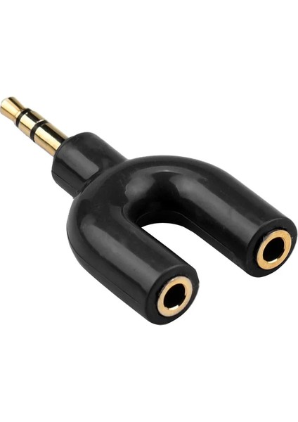 Yeşil 3.5mm Stereo Ses Y-Splitter 2 Kadın 1 Erkek Kablo Adaptörü Kulaklık Kulaklık Cep Telefonu Bilgisayar Mp3 (Yurt Dışından) fırsatları