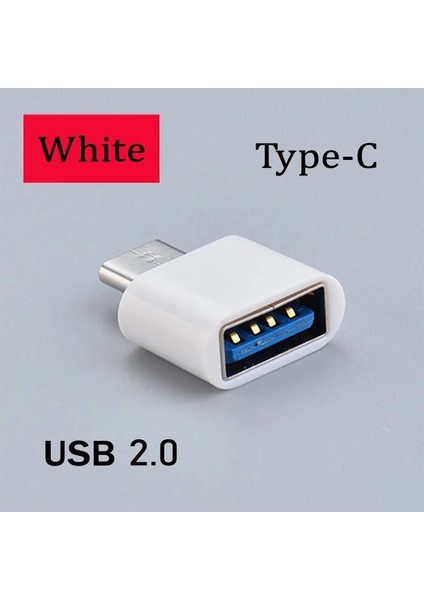 W USB 2.0 - Tip-C Yeni LED Otg Adaptör USB - Tip C - Mikro - USB Dişi Konnektörler Iphone Xiaomi Samsung Konnektörleri Için USB 3.0 - Ios Adaptörü (Yurt Dışından)