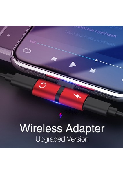 Altın Floveme Otg Ses Adaptörü iPhone x Adaptador Şarj Ses USB Adaptörü iPhone 7 Artı Şarj Cihazı Aydınlatma Kulaklık Splitter (Yurt Dışından)