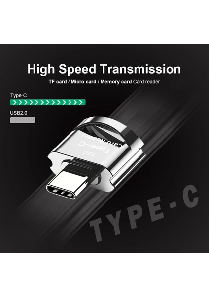 Mikro Altın Zincir Elough Otg Tf Kart Okuyucu Tip C Mikro Sd Kart Adaptörü Poco Samsung Huawei Realme Xiaomi Pc Dizüstü Bilgisayar Flash Sürücü Otg Okuyucu (Yurt Dışından)