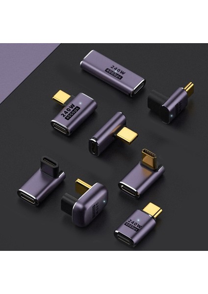 B Dişi - Dişi 100W Metal USB 4.0 Tip C Adaptör Tip C Dişi - Tip C Erkek Otg 40GBPS Hızlı Veri Aktarım Tableti Usb-C Şarj Dönüştürücü (Yurt Dışından) modelleri