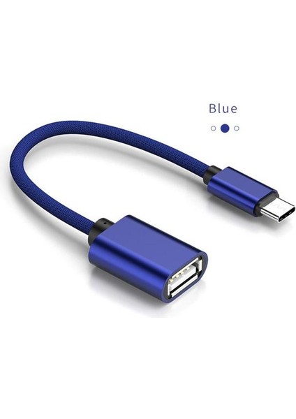 Tip-C 02 Tip-C Mikro USB Otg Adaptör Kablosu USB 3.0 Kadın Tip C Erkek Kablo Adaptörü Dönüştürücü Usb-C Kablosu Araba Mp4 Telefon (Yurt Dışından)