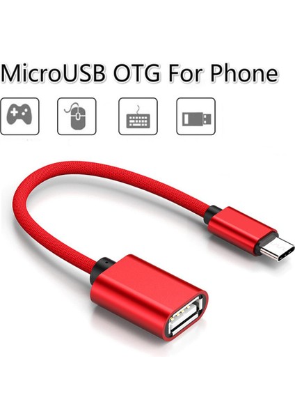 Tip-C 02 Tip-C Mikro USB Otg Adaptör Kablosu USB 3.0 Kadın Tip C Erkek Kablo Adaptörü Dönüştürücü Usb-C Kablosu Araba Mp4 Telefon (Yurt Dışından)